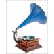 Beautiful antique Pathephone nº8 gramophone.