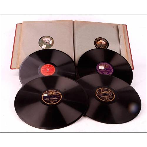 12 Stone Discs for Gramophone 78 rpm - Classical Music