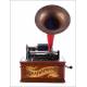 Antique Columbia AT Phonograph, 1895.