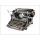 Antique Hispano Olivetti M40 Typewriter, 1930s.