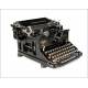 Antique Hispano Olivetti M40 Typewriter, 1930s.