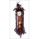 Antique Pendulum Wall Clock. Black Forest. Vienna, S. XIX