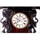 Espectacular Reloj de Pared Antiguo Tipo Viena. Estilo Selva Negra. Alemania, Fines S. XIX