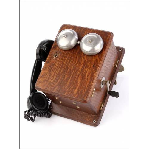 Antique Intercom Telephone. Spain, 1940's