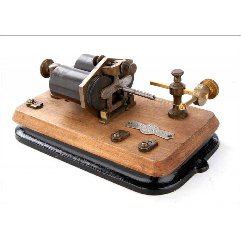 J.H. Bunnell & Co. Antique Telegraph Relay, Circa 1890.