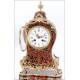 Antique Boulle Mantel Clock. France, 19th Century