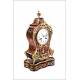 Antique Boulle Mantel Clock. France, 19th Century