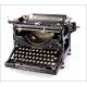 Superb Antique Underwood 5 Typewriter with Spanish Keyboard. USA, 1920'S