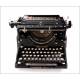 Superb Antique Underwood 5 Typewriter with Spanish Keyboard. USA, 1920'S