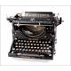 Superb Antique Underwood 5 Typewriter with Spanish Keyboard. USA, 1920'S