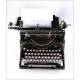 Superb Antique Underwood 5 Typewriter with Spanish Keyboard. USA, 1920'S