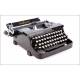 Antique Torpedo Typewriter in Excellent Condition. Germany, 1930's