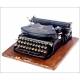 Antique Klein Adler typewriter with original case. 1905