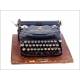 Antique Klein Adler typewriter with original case. 1905