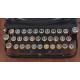 Antique Klein Adler typewriter with original case. 1905