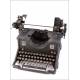 Hispano-Olivetti M40 Antique Typewriter. Spain, 1940's