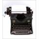 Hispano-Olivetti M40 Antique Typewriter. Spain, 1940's