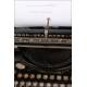 Antique Underwood 3 Typewriter with Spanish Keyboard. USA, 1920's