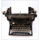 Antigua Máquina de Escribir Underwood 3 con Teclado en Español. USA, Años 20