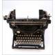 Antique Underwood 3 Typewriter with Spanish Keyboard. USA, 1920's