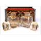 Precious Antique Perfume Box with Boulle Marquetry. France, XIX Century