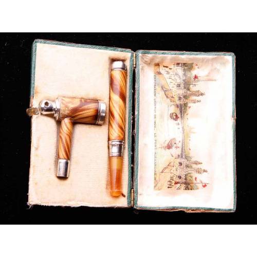 Antique World Exposition Pipe and Mouth Pipe, 1900