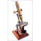 Rare Antique Microscope from XIX Century.