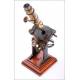 Rare Antique Microscope from XIX Century.