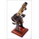 Rare Antique Microscope from XIX Century.