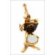 Antique Baker Microscope, England, ca.1870.