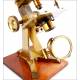 Antique Pillischer Microscope. London, 1860