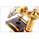 Antique E. Leitz Wetzlar Microscope with Case. Germany, 1889