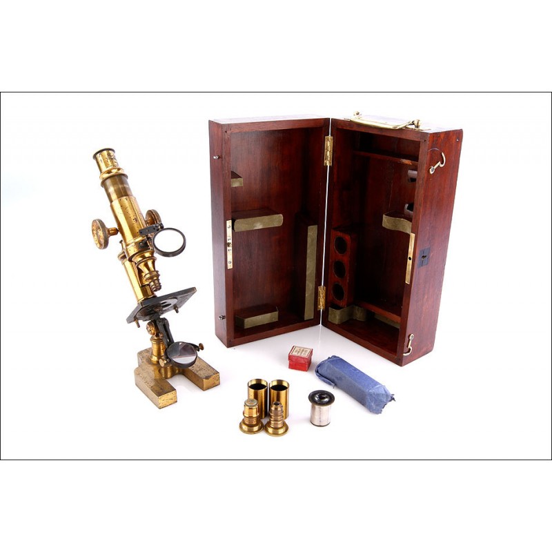 Antique Chatelain Microscope. France, Circa 1880