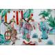 Plato Antiguo de Porcelana China. Dinastía Qing. China, Siglo XIX