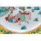Plato Antiguo de Porcelana China. Dinastía Qing. China, Siglo XIX