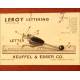Antique Leroy ruler set for labeling. Complete. USA, 1950's