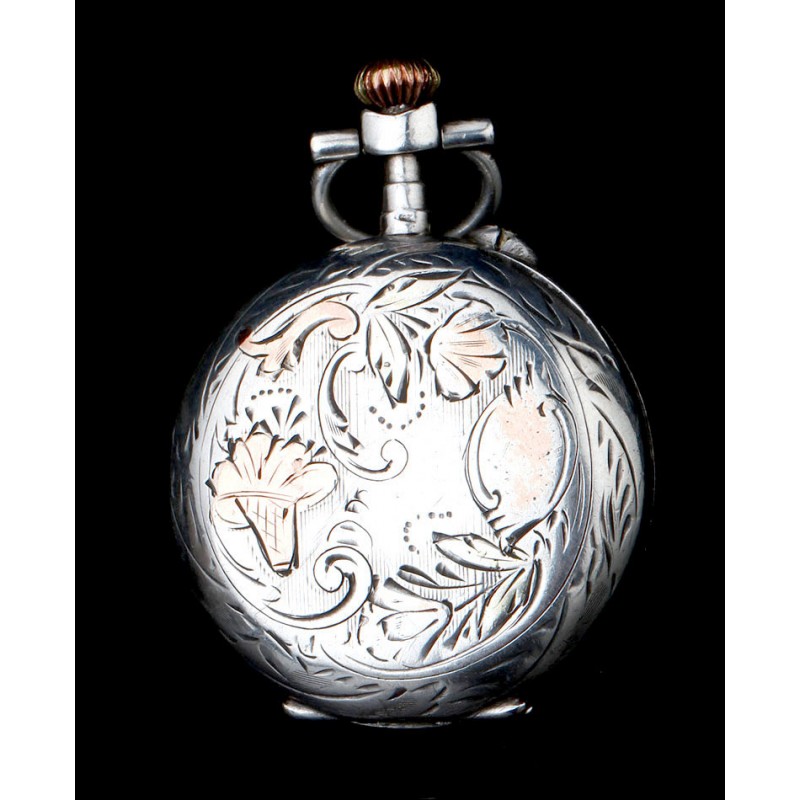 Antique French Lady's Pocket Watch, 1890s