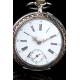 Antique Solid Silver Antique Pocket Watch, Circa 1900