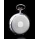 Antique Junghans Silver Pocket Watch, 1932