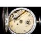 Antique Swiss antique silver pocket watch, 1875