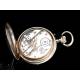 Antique Pocket Watch with Calendar, 1890's