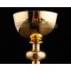 Antique Chalice and Paten of Solid Silver, XIX Century.