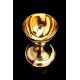 Antique Chalice and Paten of Solid Silver, XIX Century.