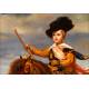 Impresionante Óleo sobre Tabla. Copia de El Príncipe Baltasar Carlos a Caballo de Velázquez. España, Años 50