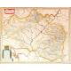 Magnífico Mapa Antiguo de Aragón Coloreado a Mano. Janssonius-Joan Baptista Labaña. Holanda, 1638