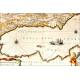 Map of Granada and Murcia Antique, 1638.