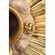 Large Antique Silver Monstrance, XIX Century.