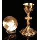 Antique Neogothic Silver Chalice, Antique, XIX Century