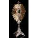 Antique Solid Silver Monstrance. France, XIX Century