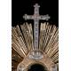 Antique Solid Silver Monstrance. France, XIX Century
